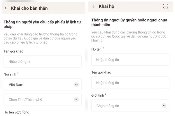 3 bước đơn giản yêu cầu cấp Phiếu lý lịch tư pháp online trên VNeID- Ảnh 4.
