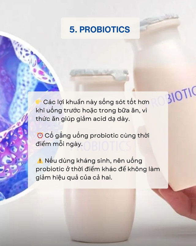 Uống vitamin cả năm trời vẫn kh&ocirc;ng hiệu quả - c&oacute; thể bạn đ&atilde; uống sai: Thời gian tốt nhất trong ng&agrave;y để d&ugrave;ng từng loại vitamin- Ảnh 5.