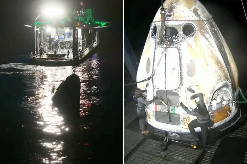 Khoảnh khắc lịch sử: 4 phi h&agrave;nh gia vừa trở về Tr&aacute;i đất sau 1 sự kiện chưa từng c&oacute; tiền lệ!- Ảnh 3.