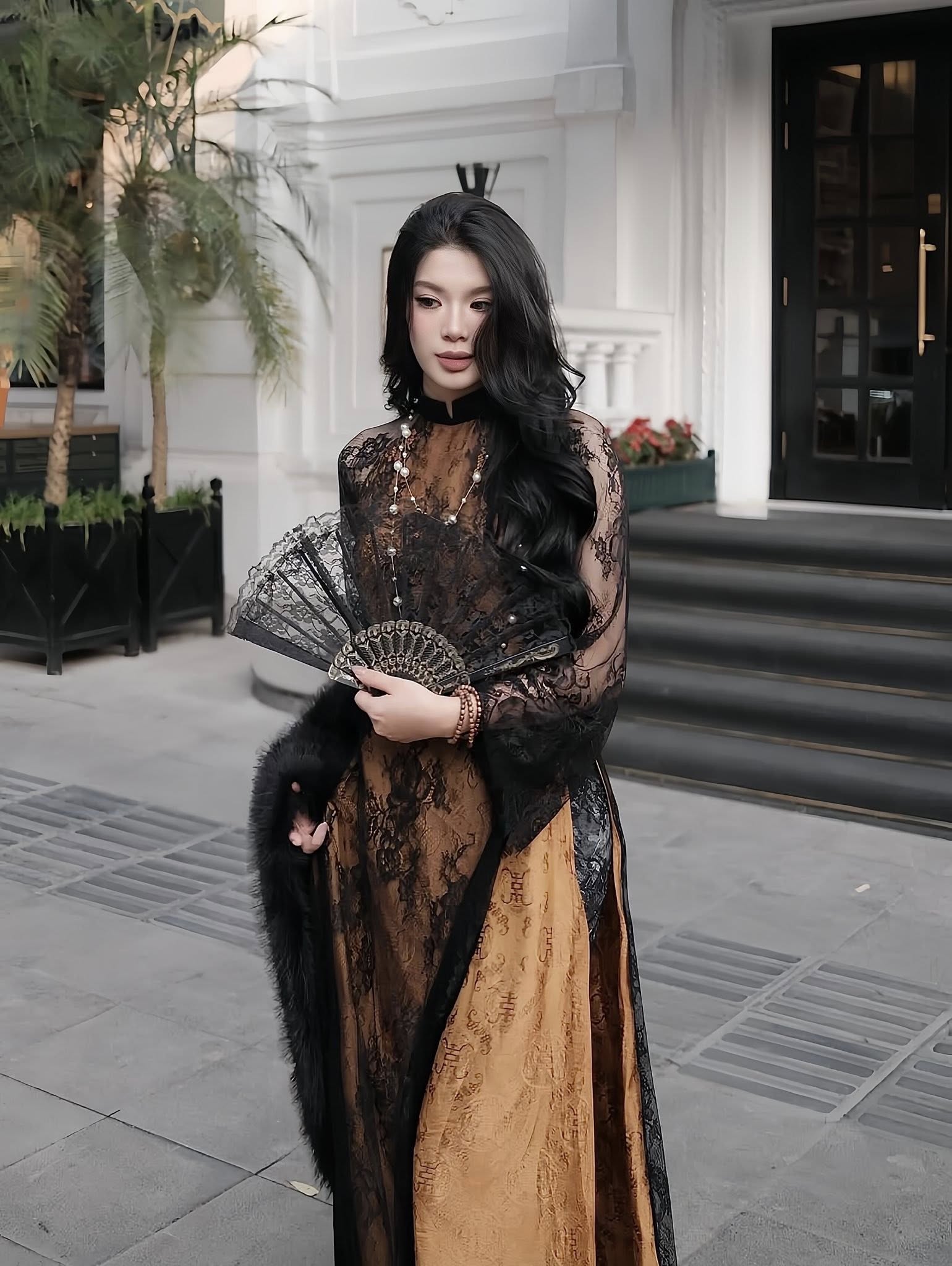 Điểm &ldquo;ch&iacute; mạng&rdquo; khi diện &aacute;o d&agrave;i Tết m&agrave; nhiều người kh&ocirc;ng để &yacute;: Đẹp, sang, tinh tế hay kh&ocirc;ng l&agrave; ở chi tiết n&agrave;y- Ảnh 7.