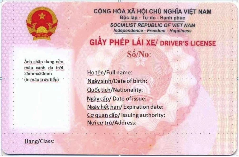 Th&ocirc;ng tin về giấy ph&eacute;p l&aacute;i xe m&agrave;u hồng mới, người d&acirc;n ai cũng cần biết- Ảnh 1.