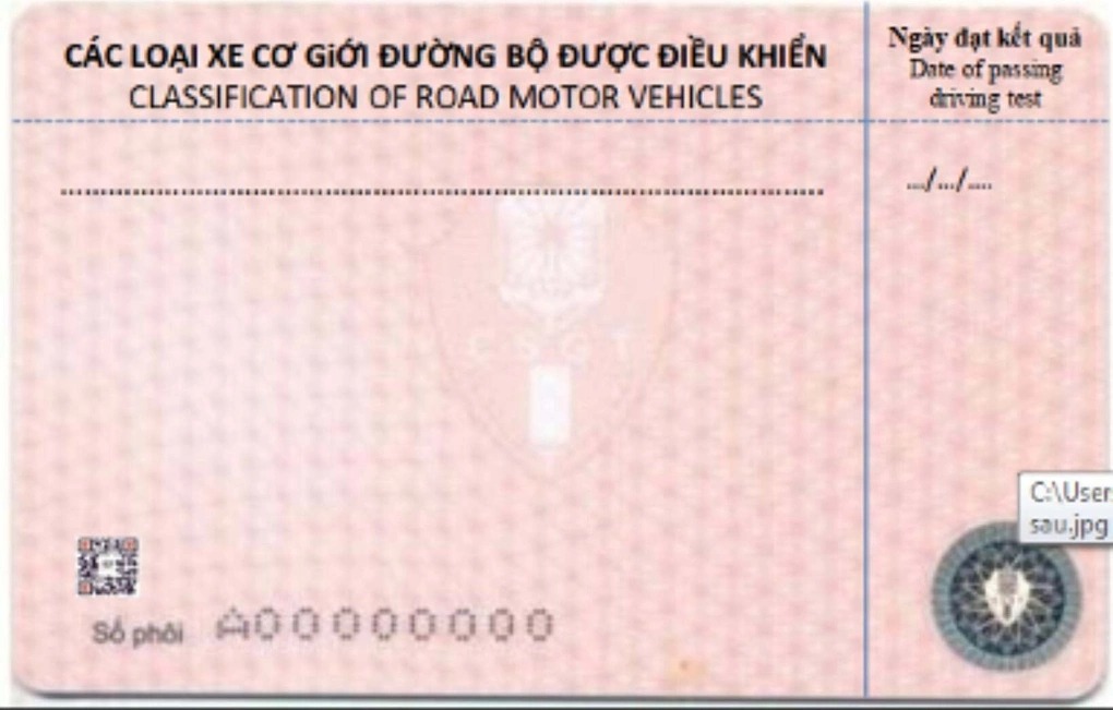 Th&ocirc;ng tin về giấy ph&eacute;p l&aacute;i xe m&agrave;u hồng mới, người d&acirc;n ai cũng cần biết- Ảnh 2.