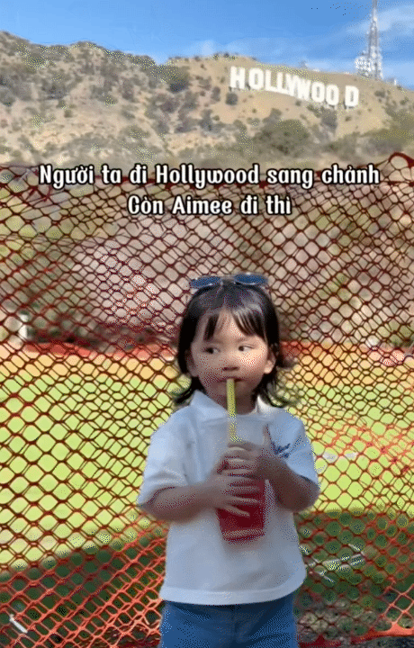 Kh&oacute;c ở Mỹ, ng&atilde; ở Paris..., c&ocirc; b&eacute; mới 3 tuổi đ&atilde; được 