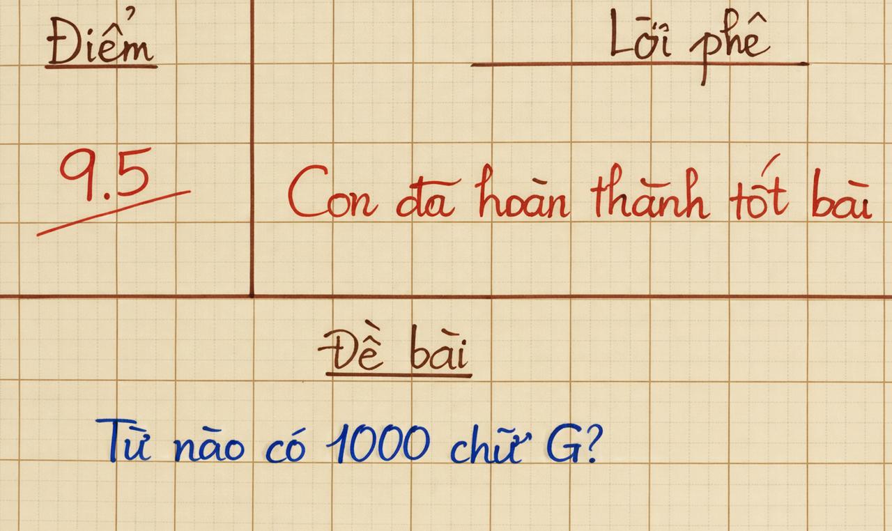 Từ tiếng Việt n&agrave;o c&oacute; 1000 chữ G? - 99,99% đ&atilde; thử v&agrave; kh&ocirc;ng thể t&igrave;m ra đ&aacute;p &aacute;n!- Ảnh 1.