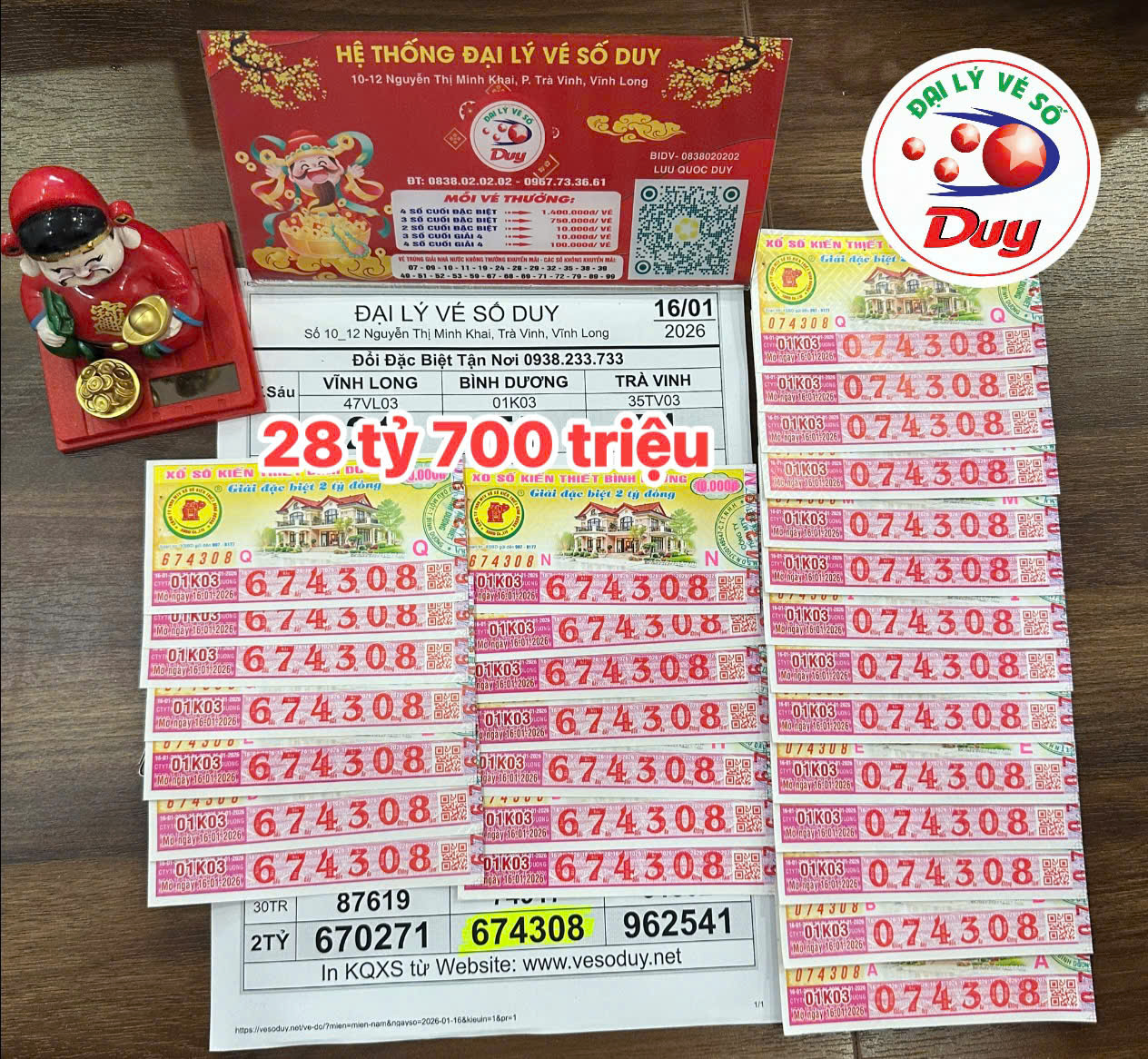 Lộ diện 10 người tr&uacute;ng độc đắc xổ số miền Nam ng&agrave;y 16-1- Ảnh 1.