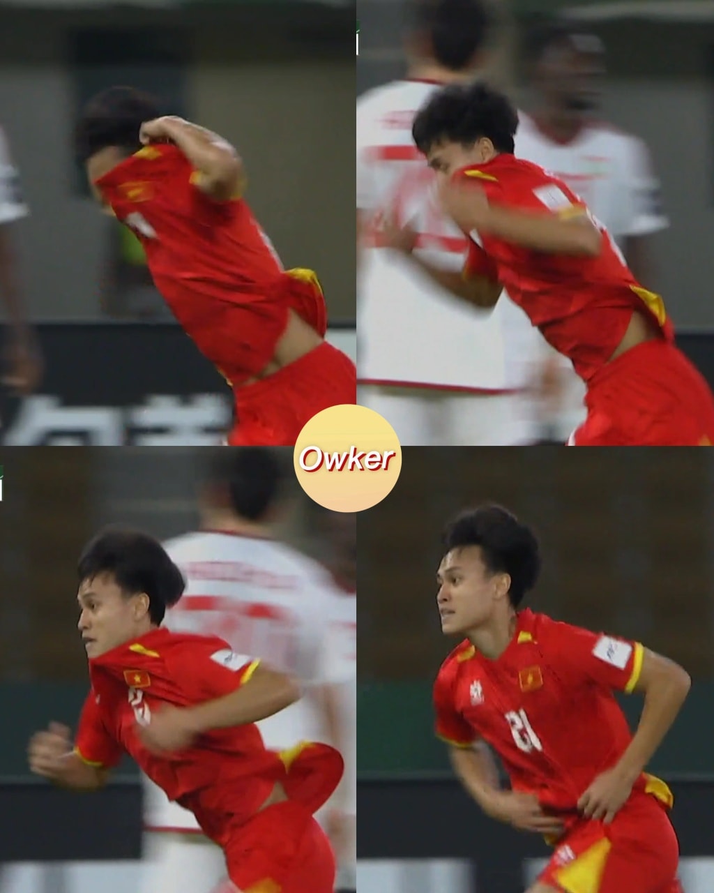 "Người hùng" U23 Việt Nam Minh Phúc suýt hoá "tội đồ", 1 giây tỉnh táo thoát án treo giò- Ảnh 1.