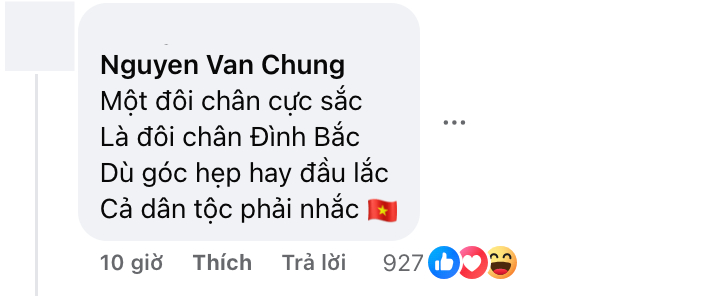 Cả MXH &ldquo;xuất khẩu th&agrave;nh thơ&rdquo; v&igrave; Đ&igrave;nh Bắc sau chiến chiến thắng lịch sử của U23 Việt Nam- Ảnh 4.