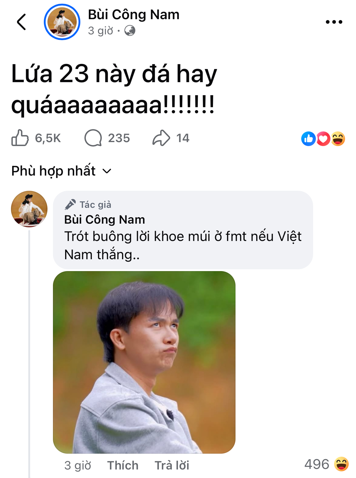 Trấn Th&agrave;nh, Ho&agrave; Minzy v&agrave; d&agrave;n sao Việt vỡ o&agrave; trước chiến thắng của U23 Việt Nam- Ảnh 5.