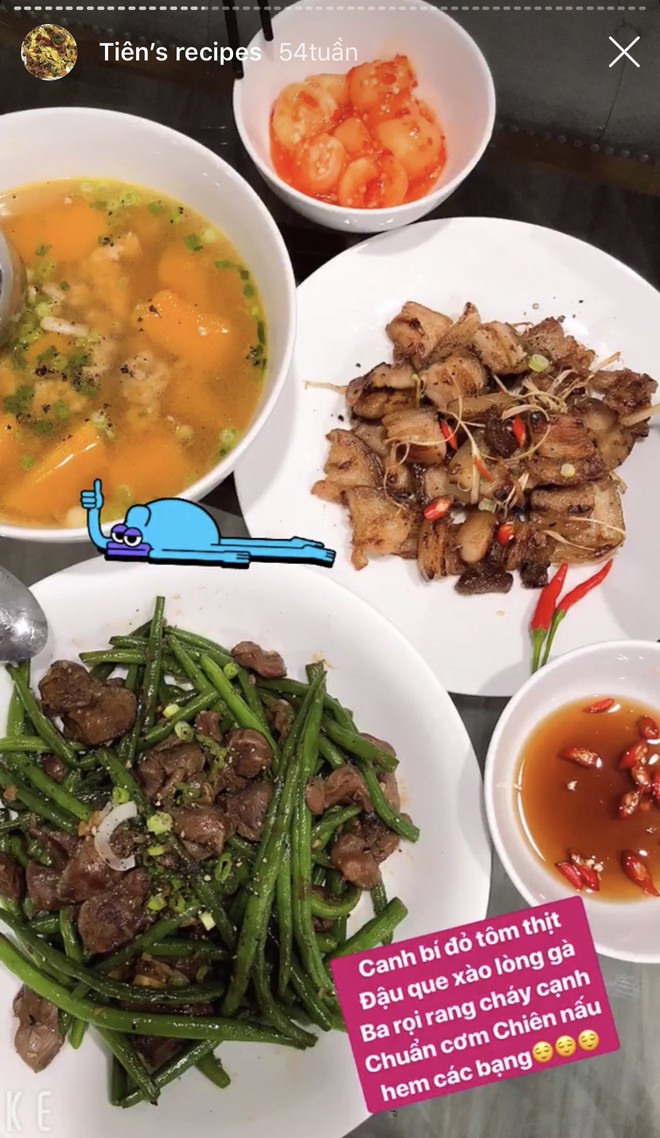 Những bữa cơm nhà của Tóc Tiên- Ảnh 4.