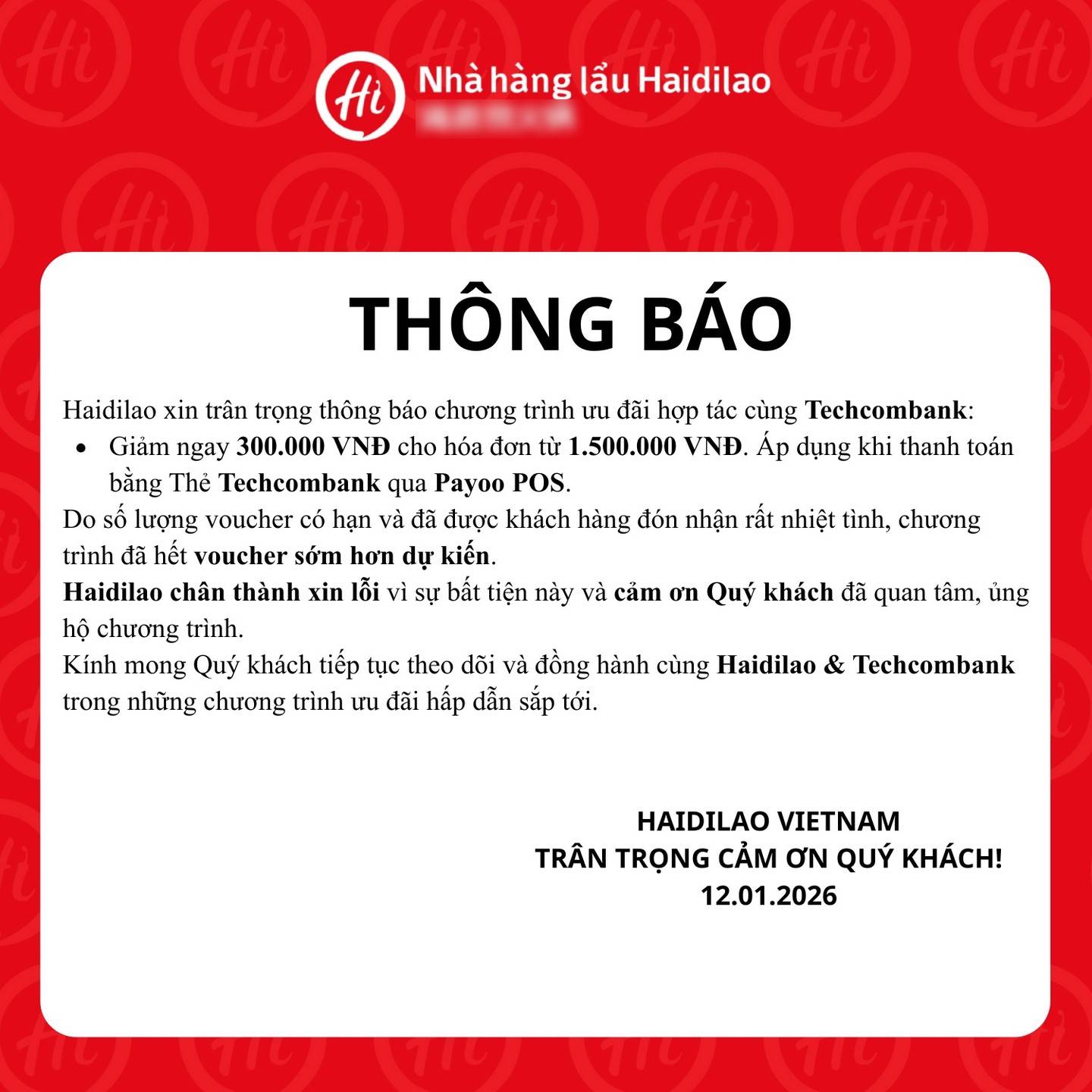 Cầm thẻ ng&acirc;n h&agrave;ng đi ăn Haidilao, nhiều người kh&ocirc;ng ngờ lại được giảm một mớ tiền- Ảnh 2.