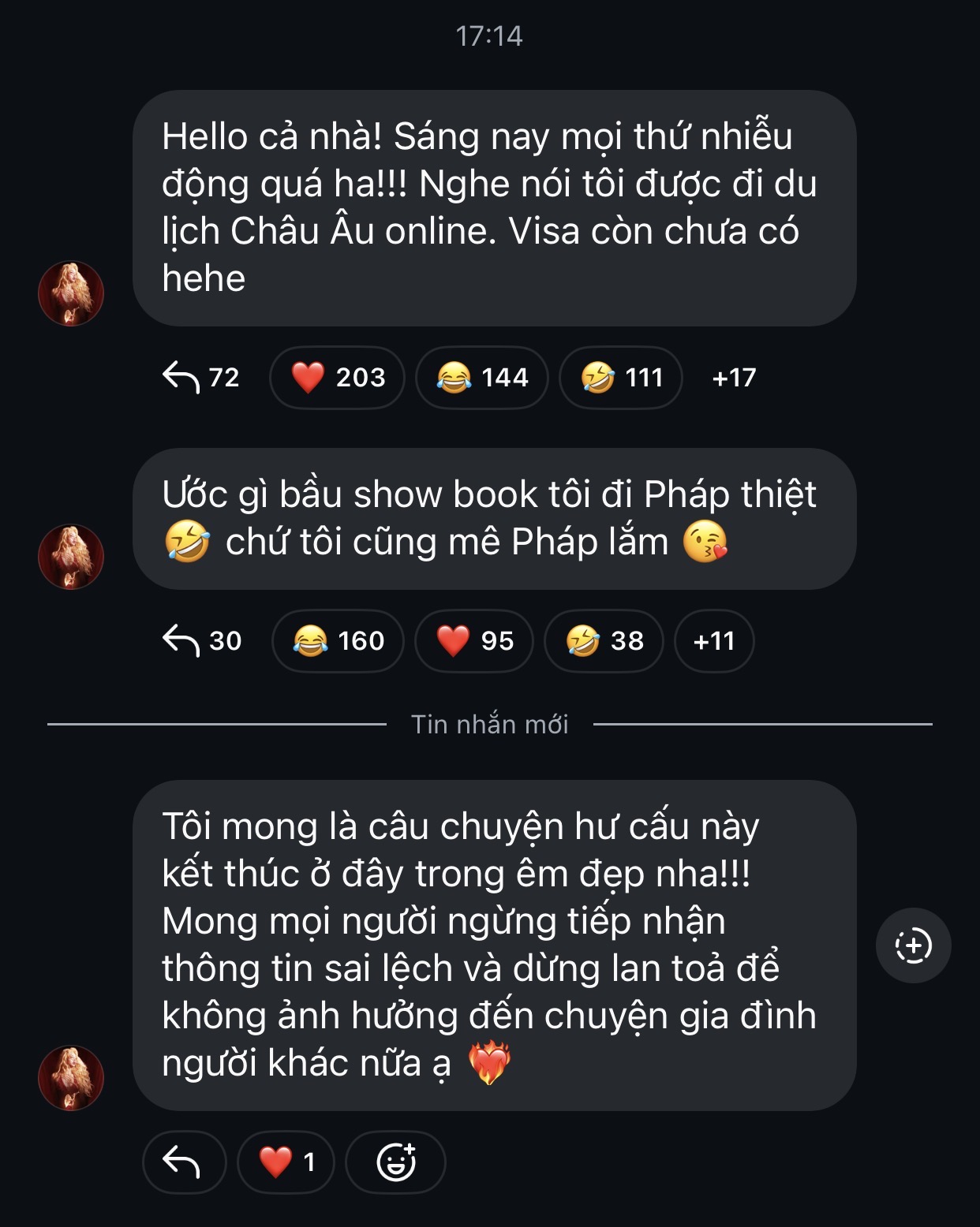 Em Xinh MaiQuinn đ&aacute;p trả tin đồn l&agrave;m người thứ 3 