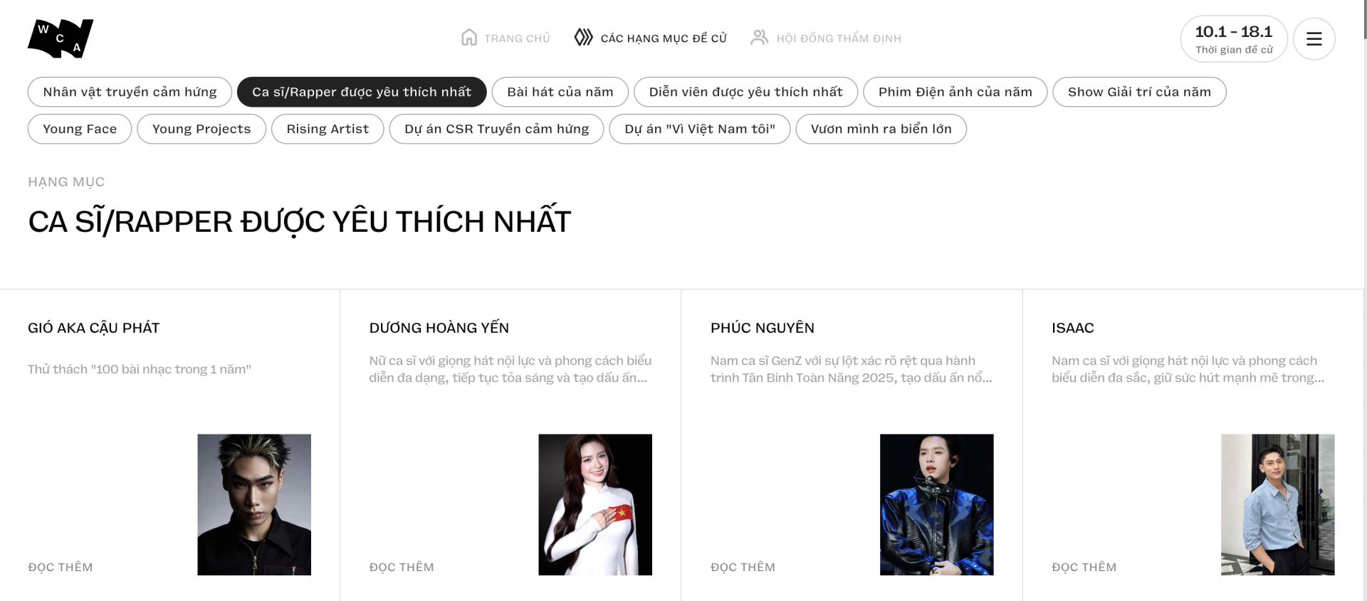 Chưa từng c&oacute;: Hơn 1 triệu lượt đề cử được gửi về WeChoice Awards 2025- Ảnh 3.