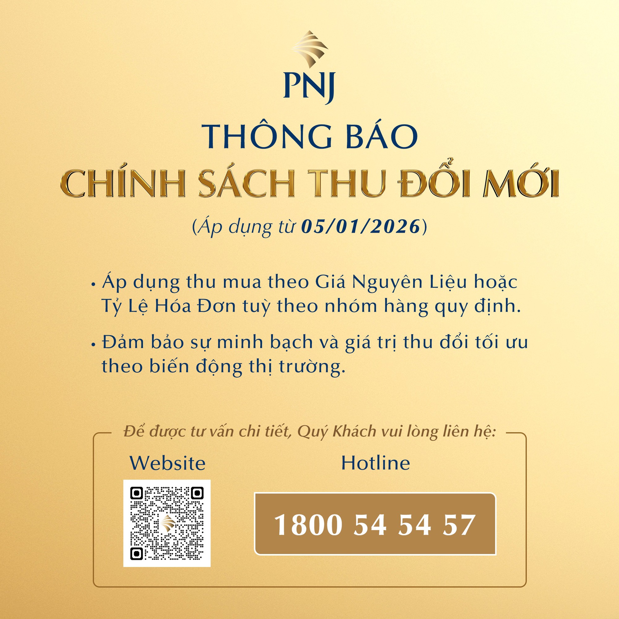 Một c&ocirc;ng ty th&ocirc;ng b&aacute;o n&oacute;ng về quy định thu mua v&agrave;ng &aacute;p dụng từ th&aacute;ng 1/2026: Cần hiểu đ&uacute;ng để kh&ocirc;ng thiệt- Ảnh 1.