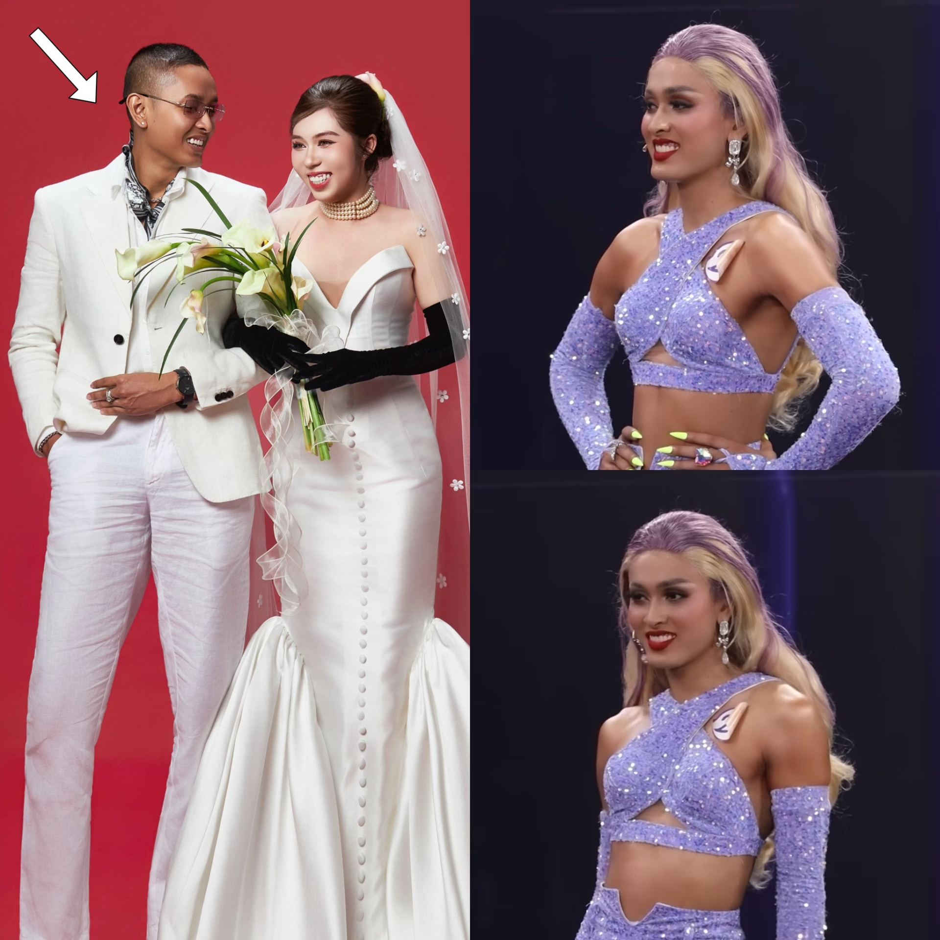 Th&iacute; sinh "Hoa hậu chuyển giới Việt Nam 2023" c&ocirc;ng khai cưới vợ- Ảnh 1.