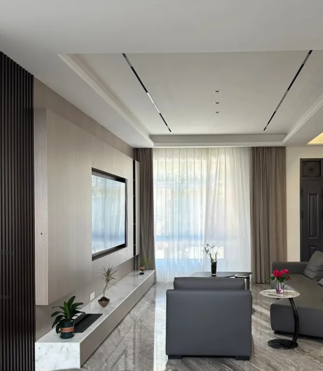 Căn nh&agrave; 120m2 bố tr&iacute; th&ocirc;ng minh vừa hiện đại vừa linh hoạt, gần gũi thi&ecirc;n nhi&ecirc;n: &ldquo;Cuộc sống trong biệt thự cũng chỉ đến thế m&agrave; th&ocirc;i&rdquo;- Ảnh 5.