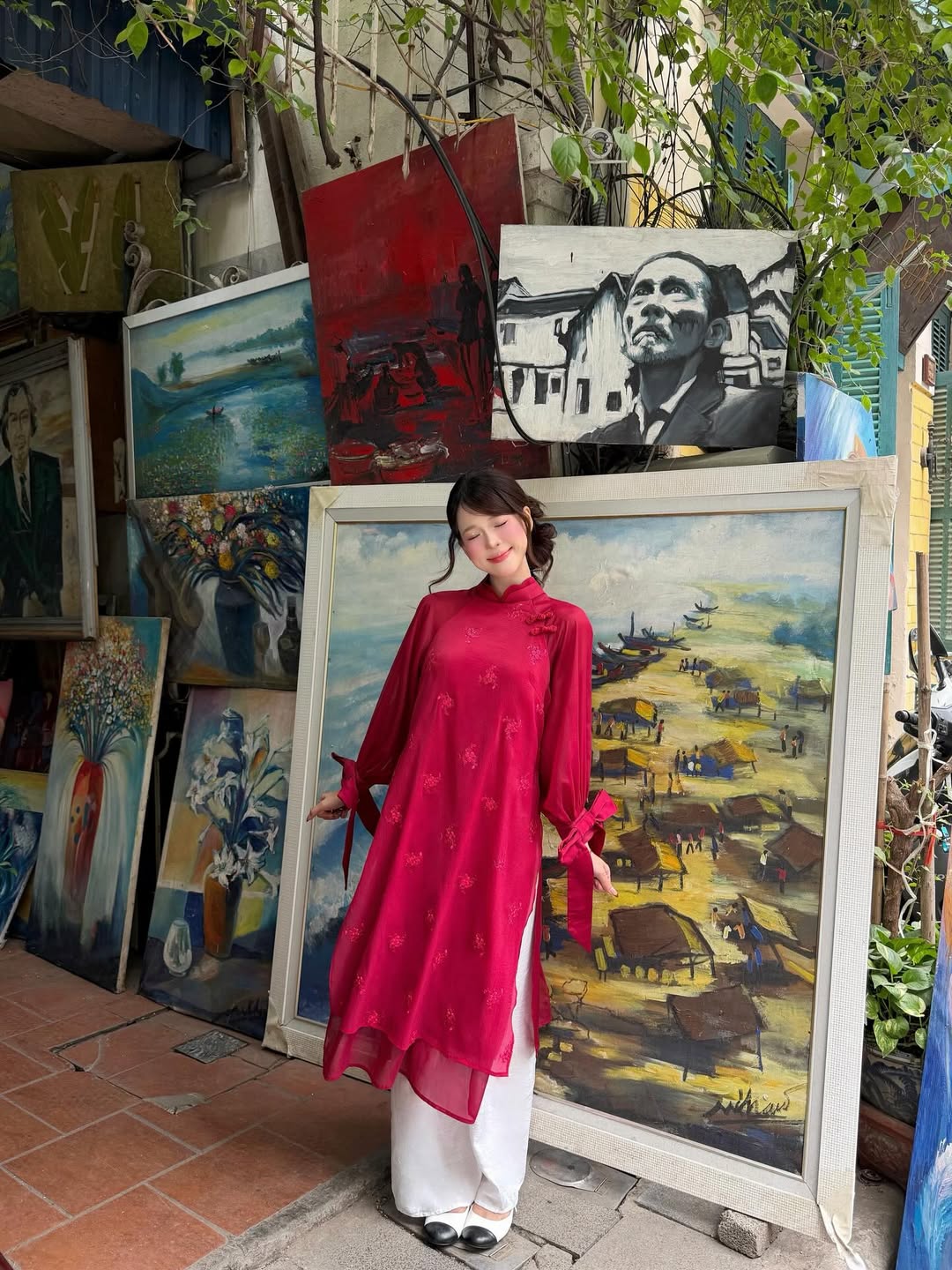 Đường đua &aacute;o d&agrave;i Tết 2026: Kh&ocirc;ng thể ph&acirc;n định thắng thua, g&aacute;i xinh tr&ecirc;n TikTok l&agrave; thần!- Ảnh 17.