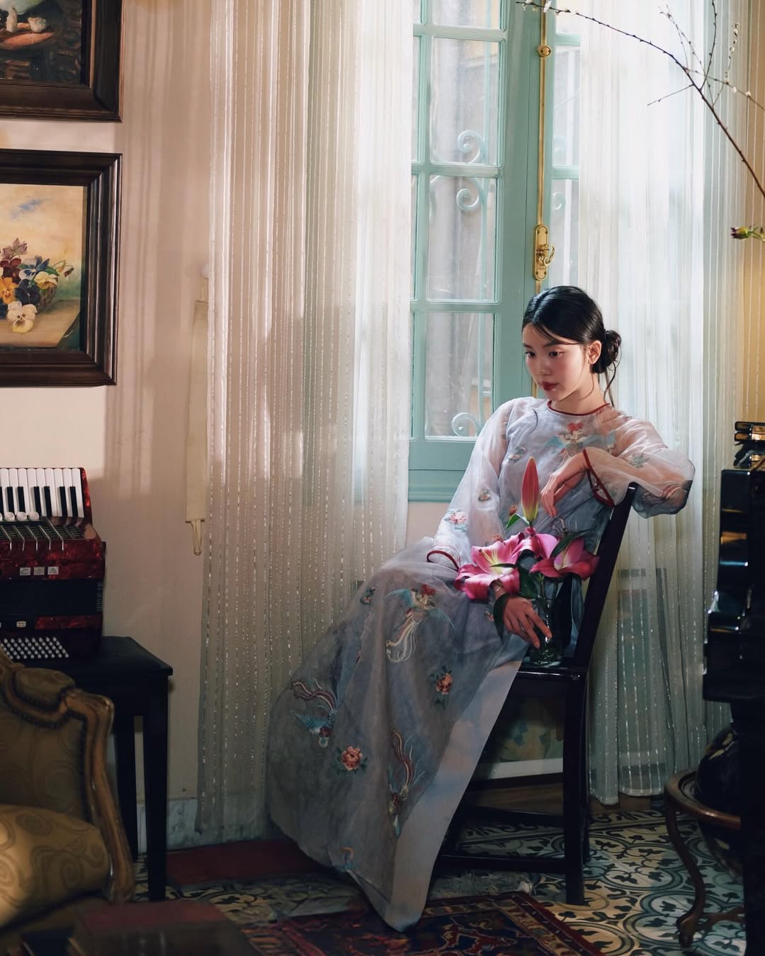 Đường đua &aacute;o d&agrave;i Tết 2026: Kh&ocirc;ng thể ph&acirc;n định thắng thua, g&aacute;i xinh tr&ecirc;n TikTok l&agrave; thần!- Ảnh 6.