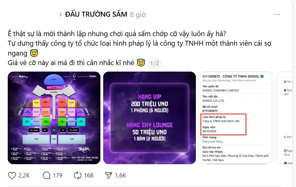 Concert quy tụ vũ trụ Say Hi - Anh T&agrave;i b&aacute;n v&eacute; 200 triệu đồng: D&acirc;n t&igrave;nh lo ngại kịch bản hủy show ph&uacute;t ch&oacute;t lại diễn ra- Ảnh 9.