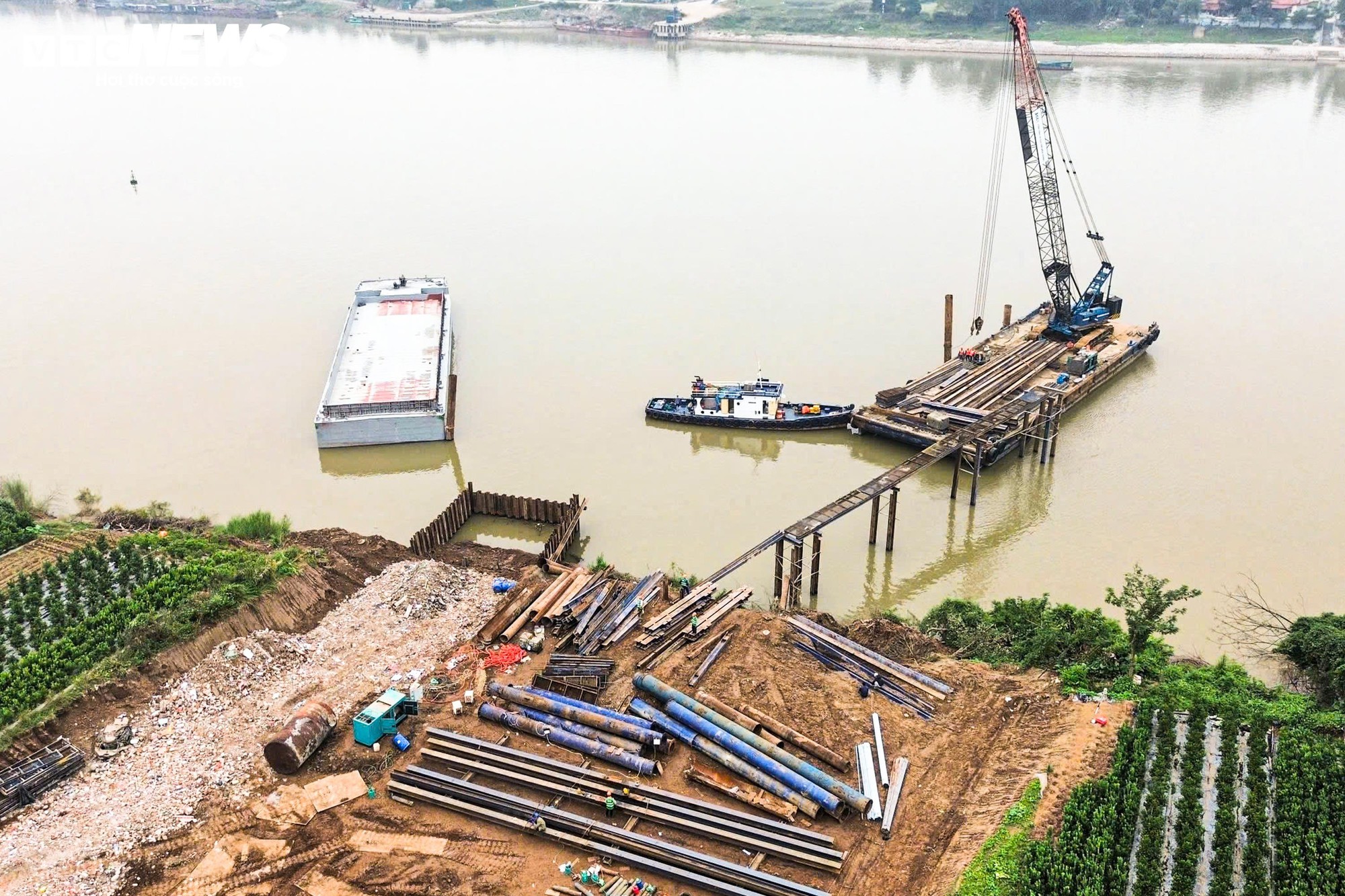 To&agrave;n cảnh 7 c&acirc;y cầu vượt s&ocirc;ng Hồng được H&agrave; Nội khởi c&ocirc;ng trong năm 2025- Ảnh 16.