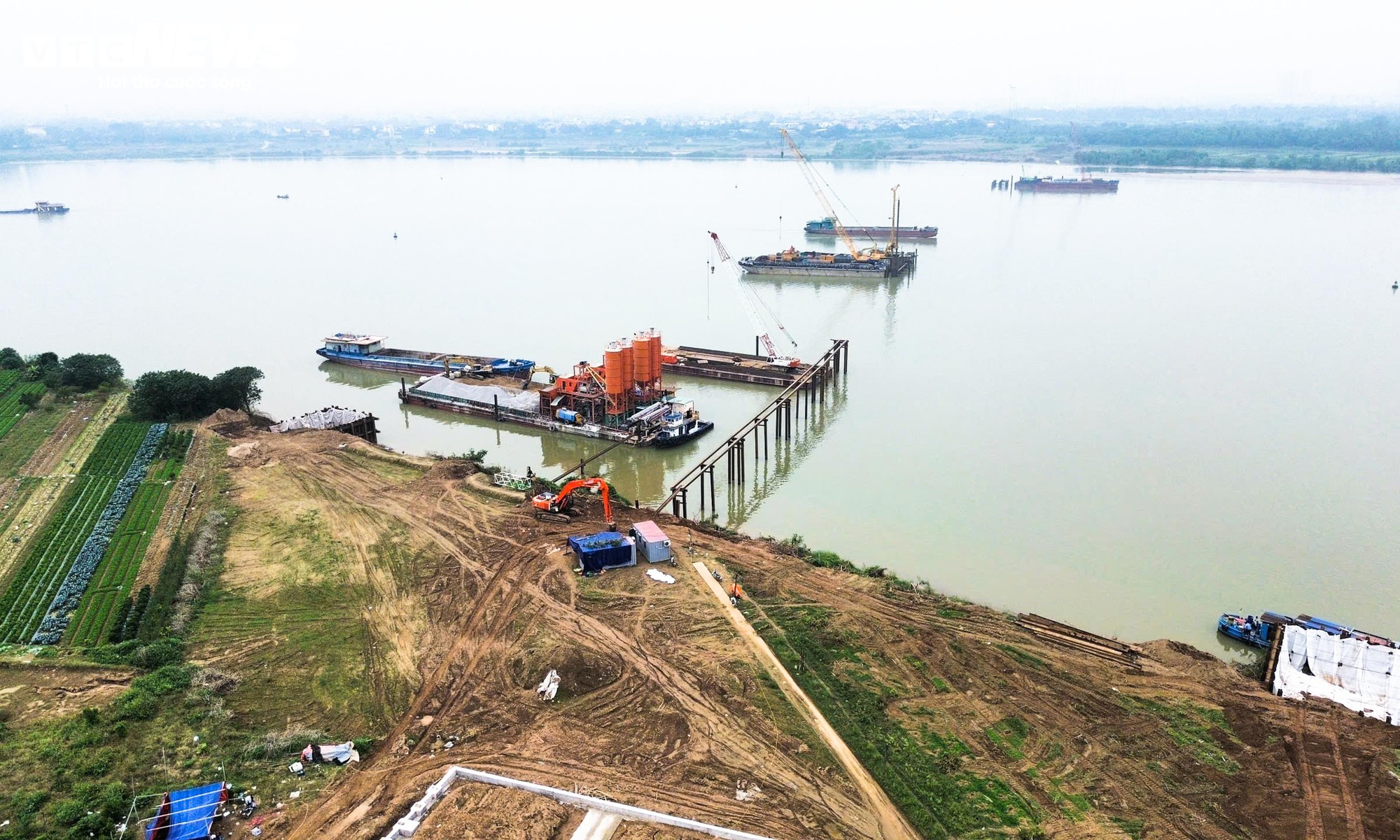 To&agrave;n cảnh 7 c&acirc;y cầu vượt s&ocirc;ng Hồng được H&agrave; Nội khởi c&ocirc;ng trong năm 2025- Ảnh 6.
