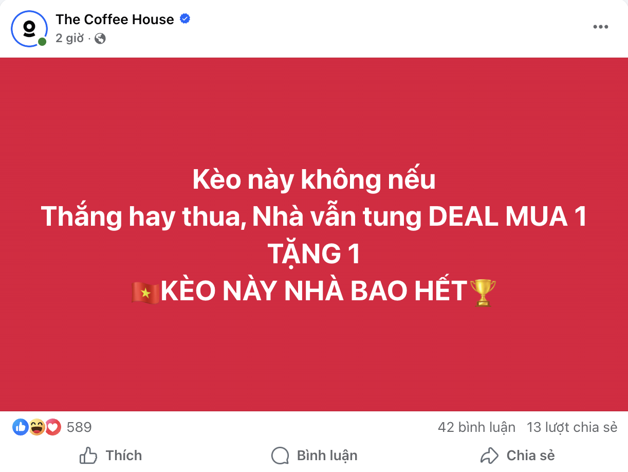 Cơn địa chấn U23 Việt Nam khiến Highlands, The Coffee House v&agrave; loạt thương hiệu đồng loạt đưa ra quyết định chấn động- Ảnh 4.