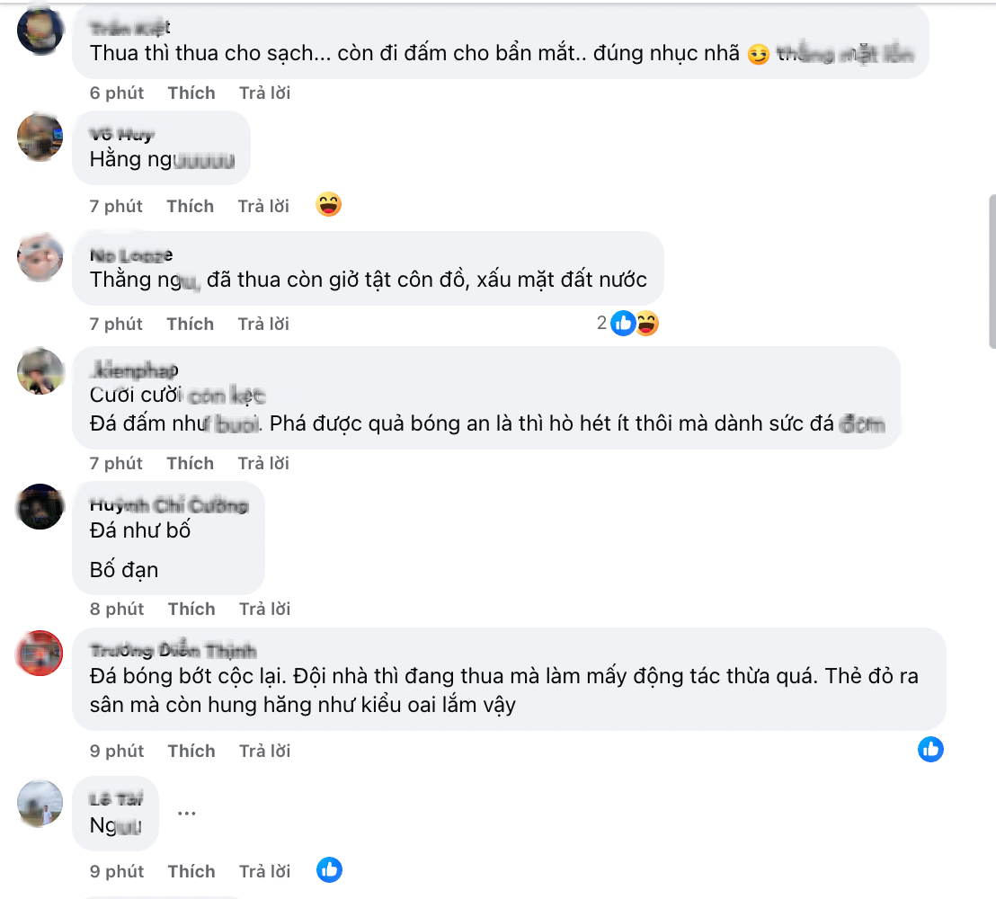 Facebook Phạm L&yacute; Đức U23 Việt Nam tr&agrave;n ngập lời chỉ tr&iacute;ch sau tấm thẻ đỏ trong trận thua đau Trung Quốc- Ảnh 3.