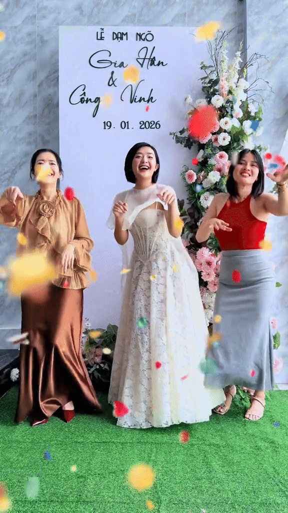 &Aacute; hậu ở Người Ấy L&agrave; Ai th&ocirc;ng b&aacute;o cưới, ch&uacute; rể C&ocirc;ng Vinh bảnh gh&ecirc;!- Ảnh 3.