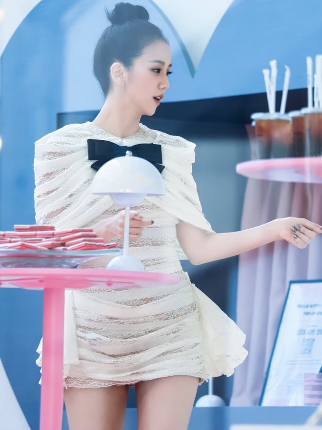 Jisoo (BLACKPINK) mặc v&aacute;y nh&aacute;i đến từ Việt Nam?- Ảnh 3.