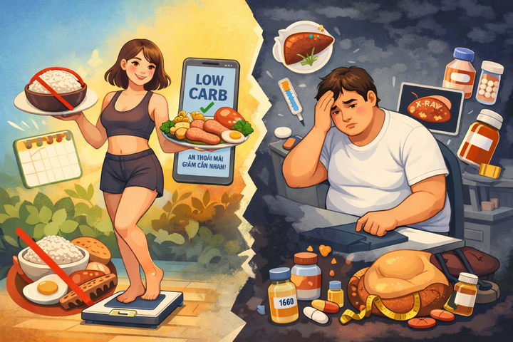 Low carb sai lầm, gầy chưa kịp, bệnh đ&atilde; tới- Ảnh 2.
