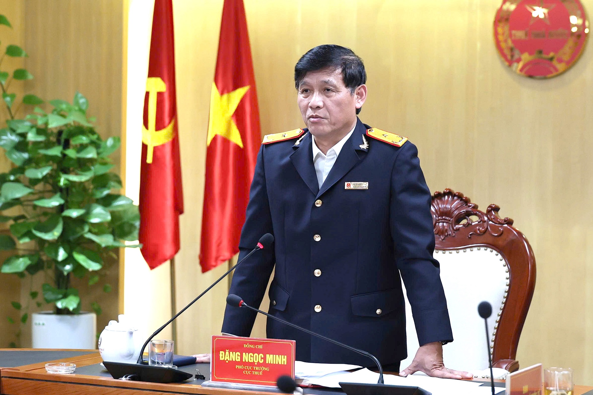 Y&ecirc;u cầu của L&atilde;nh đạo Cục Thuế: Phải đề xuất r&otilde; quan điểm &ldquo;c&oacute; hay kh&ocirc;ng cần quy định về x&aacute;c định h&agrave;ng tồn kho, m&aacute;y m&oacute;c, thiết bị trong giai đoạn chuyển tiếp&rdquo;- Ảnh 1.