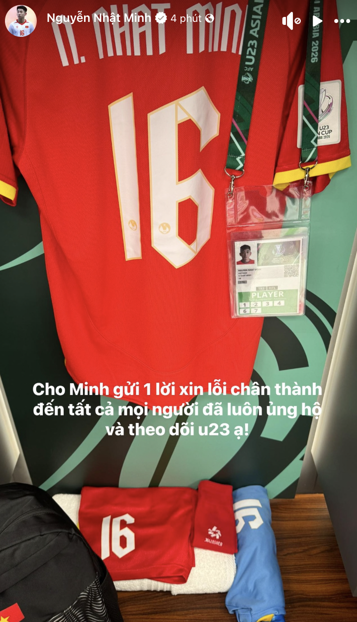 U23 Việt Nam đồng loạt xin lỗi: C&ugrave;ng nhau chiến thắng, c&ugrave;ng nhau thất bại- Ảnh 4.