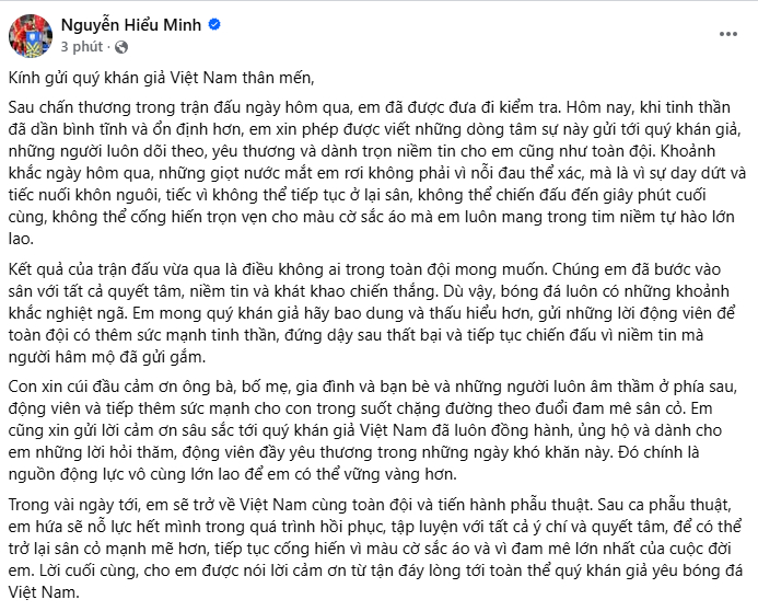 Hiểu Minh viết t&acirc;m thư gửi kh&aacute;n giả Việt Nam- Ảnh 2.
