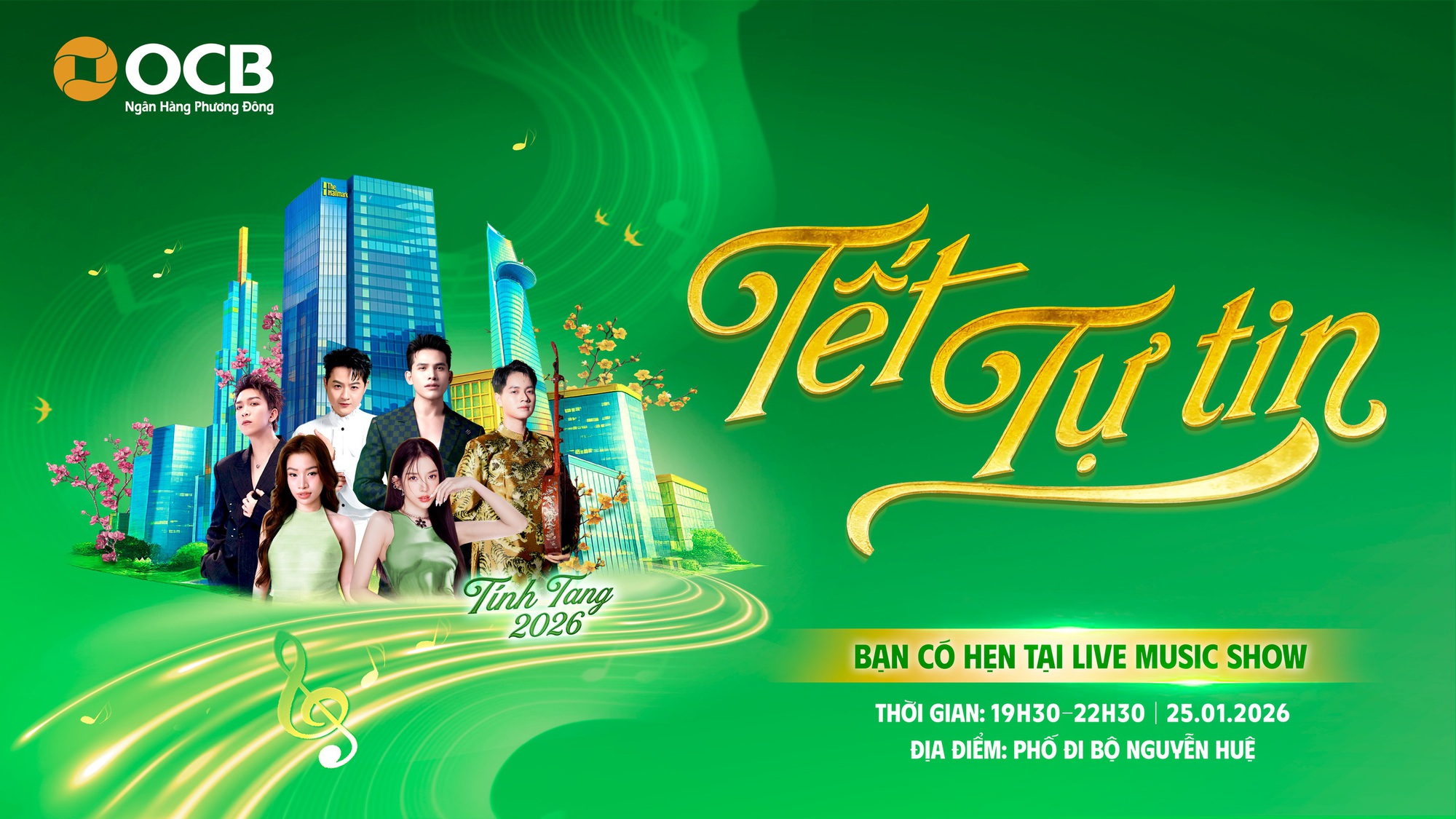 OCB mang đến bản giao thoa &acirc;m nhạc d&acirc;n gian v&agrave; hiện đại tại &ldquo;Tết Tự Tin&rdquo;- Ảnh 1.