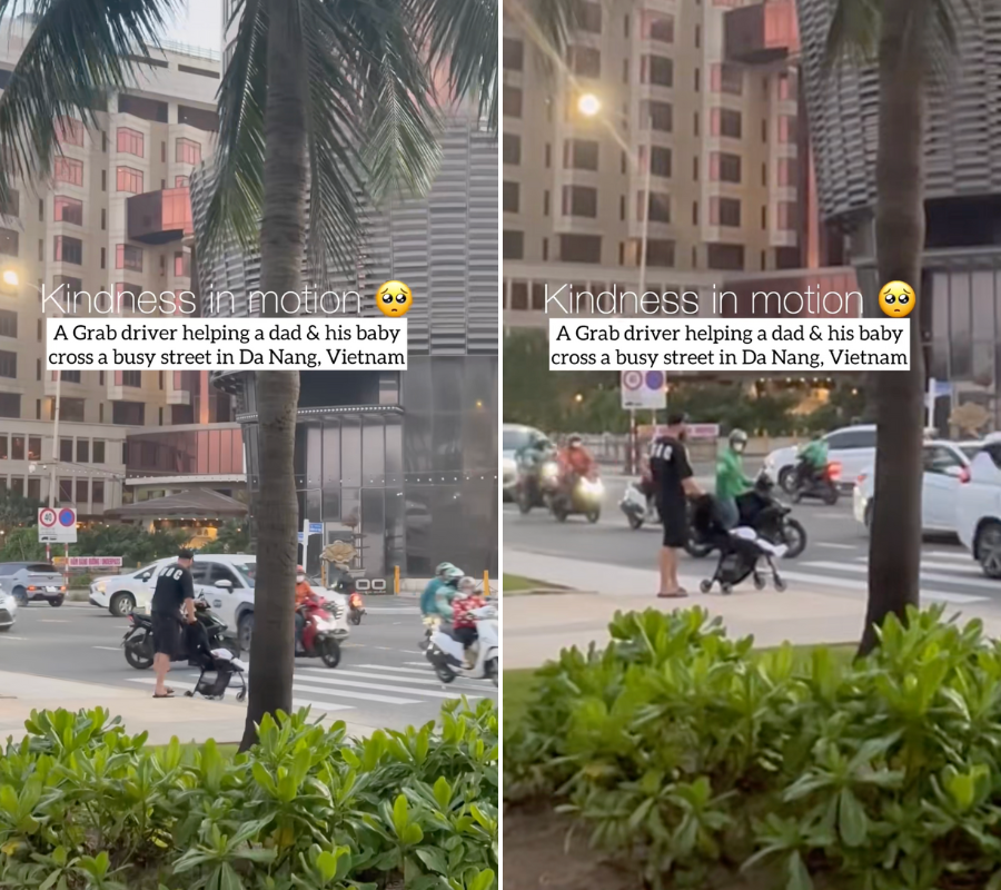 Thấy kh&aacute;ch T&acirc;y run rẩy giữa d&ograve;ng xe cộ, t&agrave;i xế Việt c&oacute; pha xử l&yacute; "đi v&agrave;o l&ograve;ng người" khiến cả thế giới phải ngả mũ nể phục- Ảnh 1.