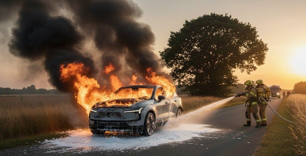 Xe điện của h&atilde;ng &lsquo;an to&agrave;n nhất thế giới&rsquo; bốc ch&aacute;y, hơn 33.000 sản phẩm bị triệu hồi, nguy&ecirc;n nh&acirc;n li&ecirc;n quan đến pin Trung Quốc- Ảnh 1.