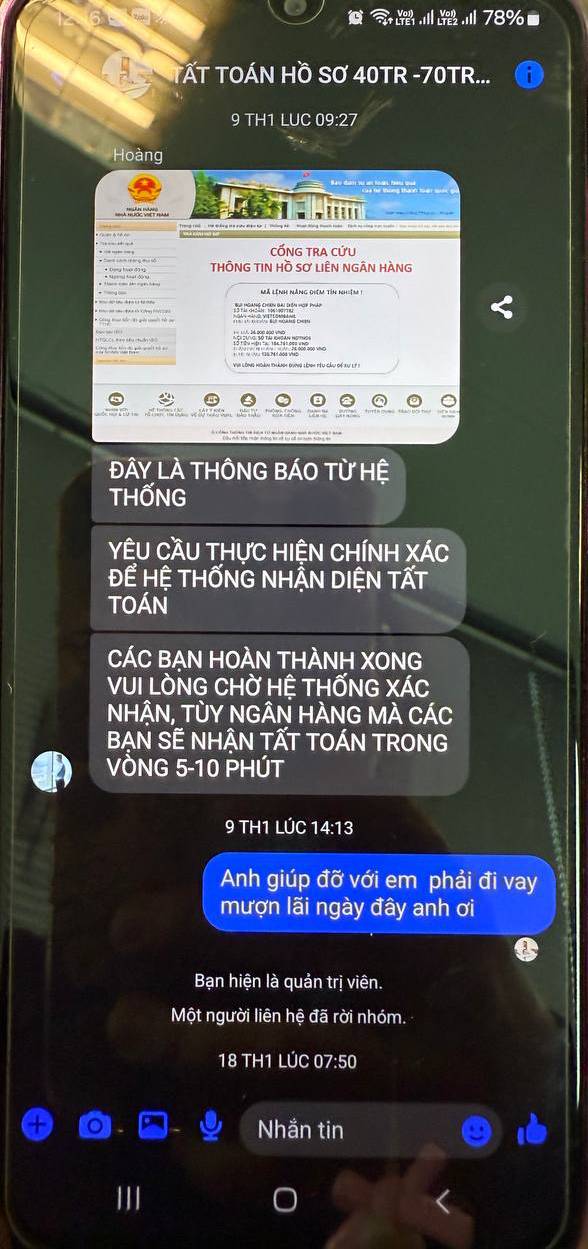 Nhấp v&agrave;o đường link "thanh l&yacute; xe của Cục Hải quan" mua SH Mode gi&aacute; 18 triệu, người phụ nữ H&agrave; Nội mất trắng hơn 100 triệu trong t&agrave;i khoản- Ảnh 7.