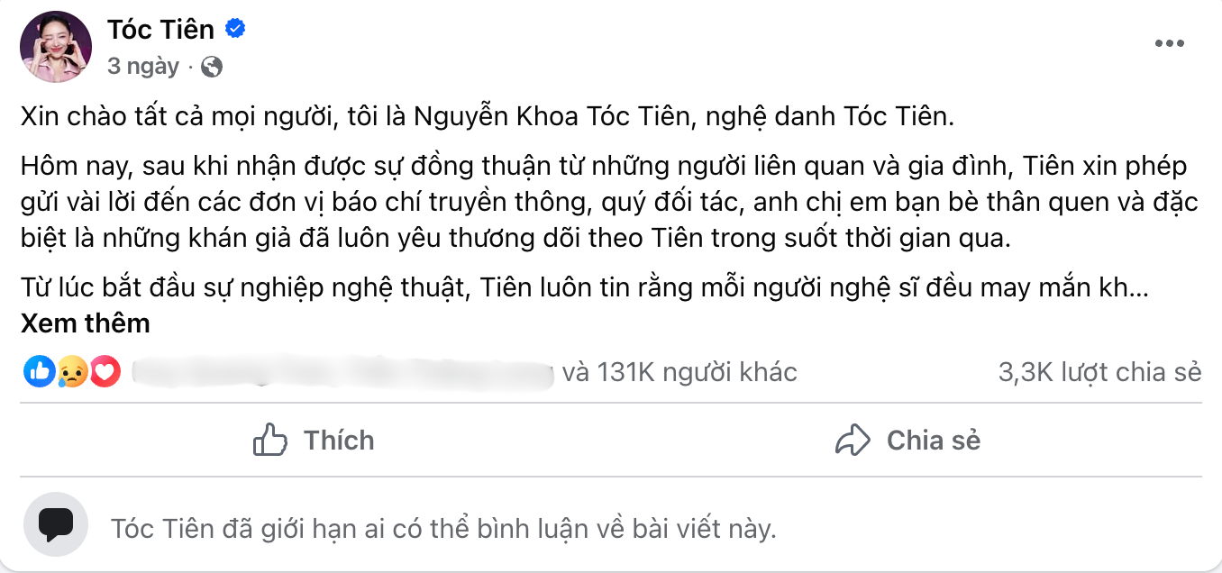 T&igrave;nh h&igrave;nh của T&oacute;c Ti&ecirc;n- Ảnh 3.