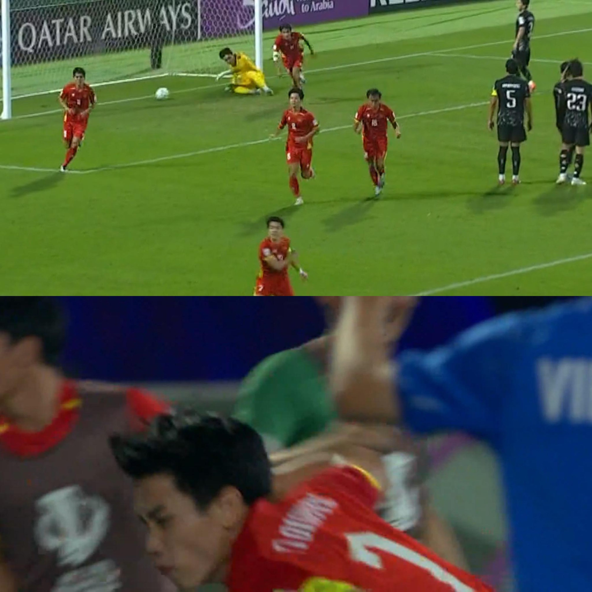 B&ugrave;ng nổ cảm x&uacute;c: Đ&igrave;nh Bắc ghi si&ecirc;u phẩm, U23 Việt Nam tiếp tục dẫn trước U23 H&agrave;n Quốc sau 2 ph&uacute;t nghẹt thở- Ảnh 3.