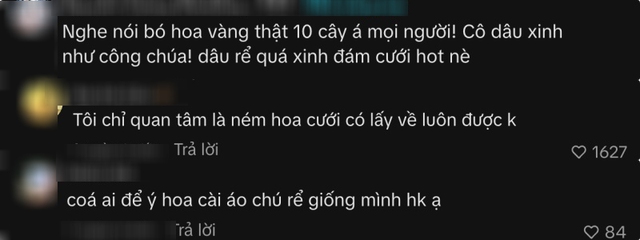 Đ&aacute;m cưới Ph&uacute; Thọ m&agrave; như lễ sắc phong vương hậu: C&ocirc; d&acirc;u đội vương miện khủng, cầm b&oacute; hoa cưới bằng v&agrave;ng nguy&ecirc;n chất- Ảnh 9.
