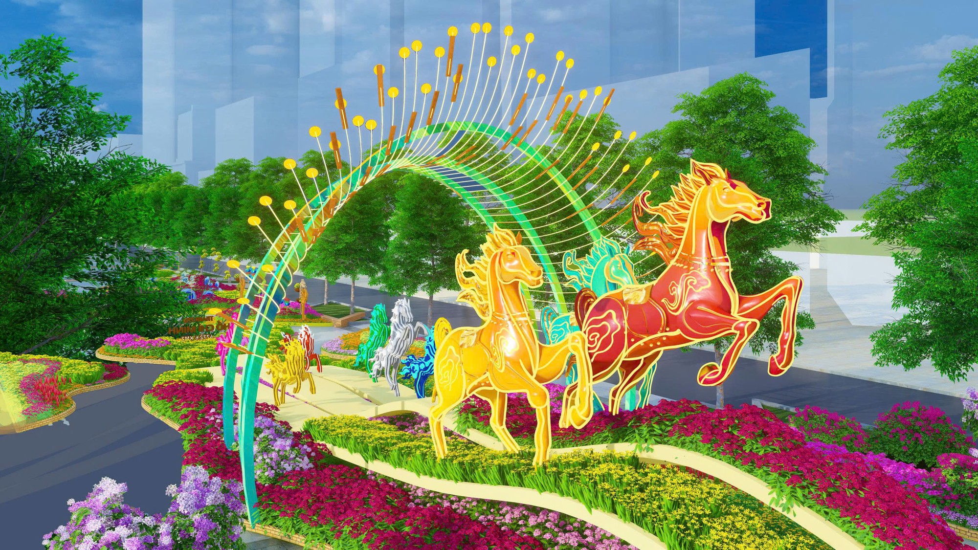 Lộ diện những linh vật ngựa đầu ti&ecirc;n của đường hoa Nguyễn Huệ Tết B&iacute;nh Ngọ 2026- Ảnh 10.