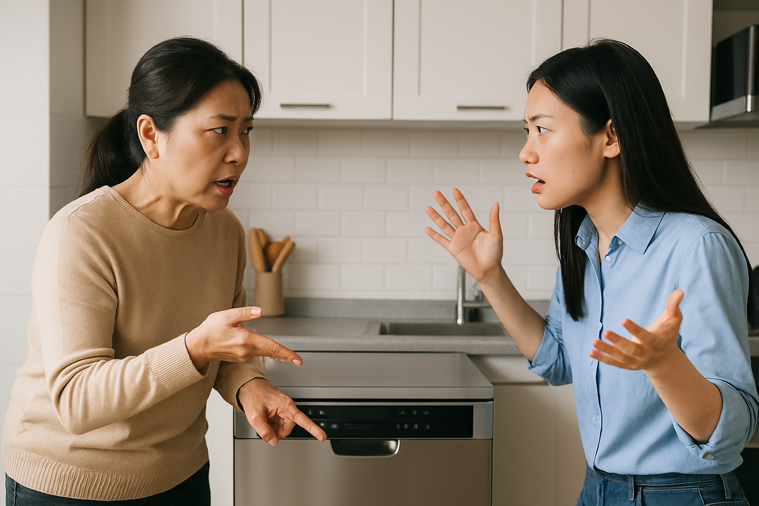 Mẹ bảo mua m&aacute;y rửa b&aacute;t ph&iacute; tiền, con d&acirc;u đ&aacute;p thẳng: &ldquo;Nh&igrave;n tay mẹ k&igrave;a..."- Ảnh 1.