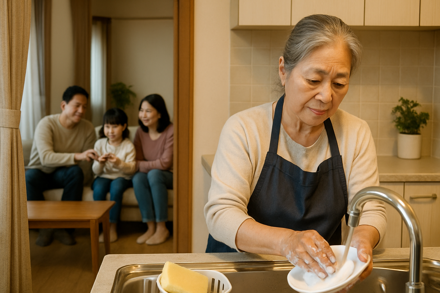 Mẹ bảo mua m&aacute;y rửa b&aacute;t ph&iacute; tiền, con d&acirc;u đ&aacute;p thẳng: &ldquo;Nh&igrave;n tay mẹ k&igrave;a..."- Ảnh 2.