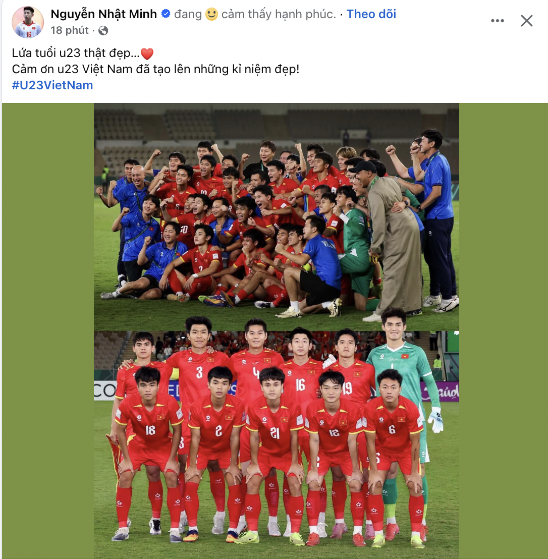 "Đ&atilde; qu&aacute; Việt Nam ơi": U23 Việt Nam ăn mừng rộn r&agrave;ng MXH sau khi gi&agrave;nh HCĐ U23 ch&acirc;u &Aacute;- Ảnh 4.