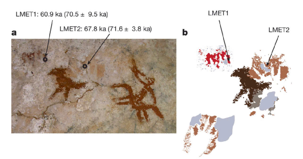 Phát hiện rúng động: Hình in bàn tay bí ẩn gần 68.000 năm tuổi trong hang động- Ảnh 1. Phát hiện rúng động: Hình in bàn tay bí ẩn gần 68.000 năm tuổi trong hang động- Ảnh 1.