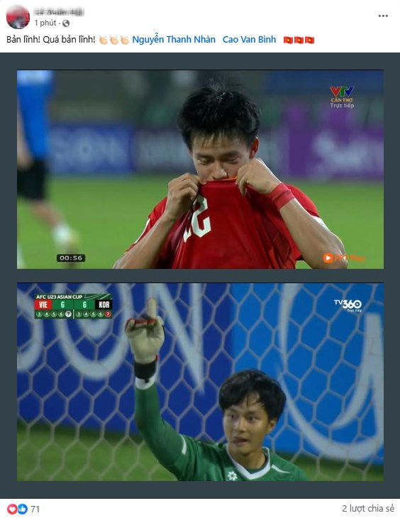 N&oacute;ng nhất l&uacute;c n&agrave;y l&agrave; Facebook thủ m&ocirc;n người h&ugrave;ng gi&uacute;p U23 Việt Nam gi&agrave;nh hạng 3 U23 ch&acirc;u &Aacute;- Ảnh 6.
