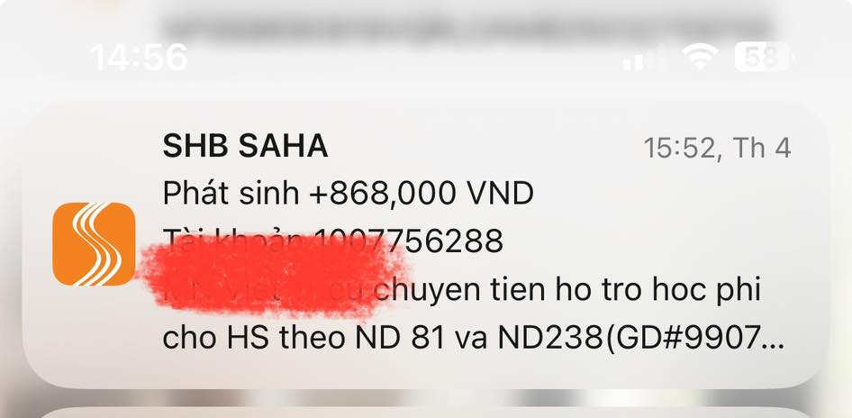 Khoản tiền 868.000 đồng l&agrave; g&igrave; m&agrave; khiến một phụ huynh ở H&agrave; Nội "vui như nhận qu&agrave;"? Nh&agrave; bạn đ&atilde; c&oacute; chưa?- Ảnh 1.