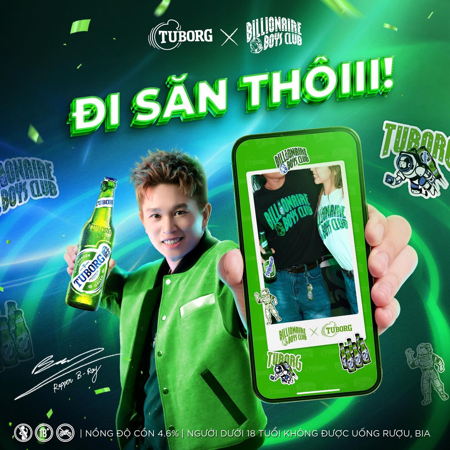 Tuborg k&iacute;ch hoạt năm mới b&ugrave;ng nổ với &ldquo;cơn lốc&rdquo; qu&agrave; tặng h&agrave;ng hiệu từ Billionaire Boys Club- Ảnh 1.