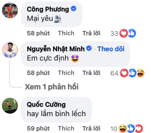 Thủ m&ocirc;n hotboy mới nổi Cao Văn B&igrave;nh chỉ đăng đ&uacute;ng một sticker, cả đội U23 Việt Nam v&agrave;o n&oacute;i 