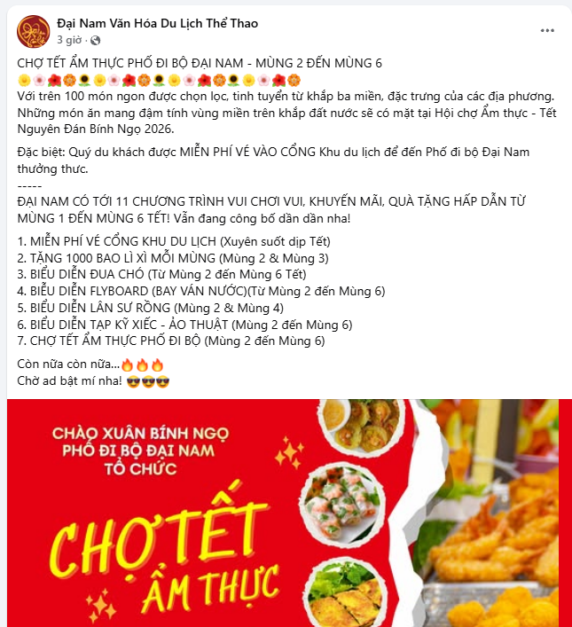 Khu du lịch Đại Nam của b&agrave; Nguyễn Phương Hằng li&ecirc;n tiếp tung loạt th&ocirc;ng b&aacute;o- Ảnh 2.