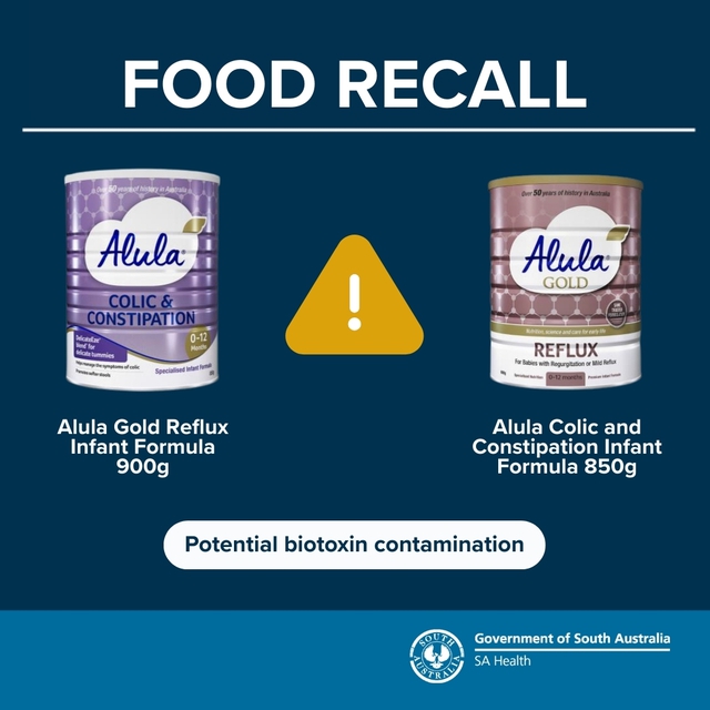 N&oacute;ng: Sữa Alula bị thu hồi khẩn cấp 2 d&ograve;ng sản phẩm ở &Uacute;c v&igrave; nguy cơ nhiễm độc tố- Ảnh 1.